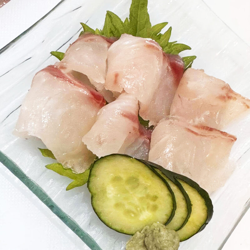 本日の昆布じめ